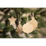 CHRISET - Set of wooden Xmas ornaments - Image 5