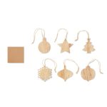 CHRISET - Set of wooden Xmas ornaments - Image 2