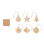 CHRISET - Set of wooden Xmas ornaments - Image 6