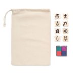 STAMPIE - 8 wooden Christmas stamps set - Image 4