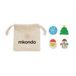 RUBBIES - Set of 4 Christmas erasers - Image 3