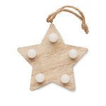 LALIE - Wooden weed star with lights - Image 4