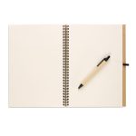 BLOQUERO PLUS - Recycled notebook with pen - Image 2