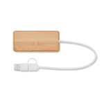 HUBBAM - Bamboo USB 3 ports hub - Image 2