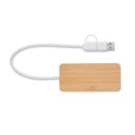 HUBBAM - Bamboo USB 3 ports hub - Image 3