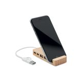 HUBSTAND - Bamboo USB 4 ports hub - Image 3