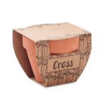 CRESS POT - Terracotta pot cress seeds - Image 3