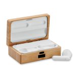 OREBAM - TWS earbuds in bamboo case - Image 2