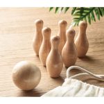 BOLITO - Mini pine wood bowling set - Image 4