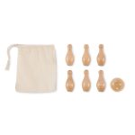 BOLITO - Mini pine wood bowling set - Image 2