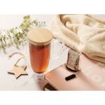 TEROL - Double wall glass mug 450ml - Image 3