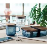 VITRIO MUG - Ribbed glass mug 300ml - Image 2