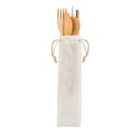 SETSTRAW - Bamboo cutlery with straw - Image 2