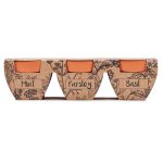 FLOWERPOT - Terracotta 3 herb pot set - Image 2
