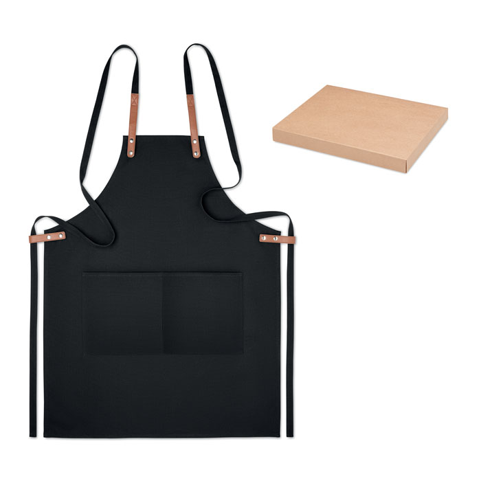 mo6261-03 NAGPUR COLOUR - Organic cotton apron 340 gr/m² - Image 1