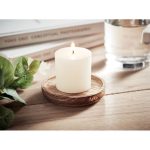 PENTAS - Candle on round wooden base - Image 4