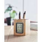 MANILA - Bamboo pen holder and LCD clock - Image 7