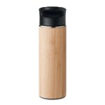 NANDA - Double wall bamboo flask 450ml - Image 2