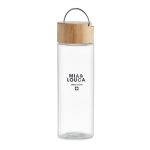 AMELAND - Glass bottle 500ml bamboo lid - Image 3