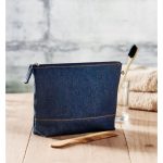 STYLE POUCH - Recycled denim cosmetic pouch - Image 4