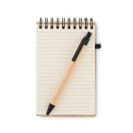 SONORABAM - A6 bamboo notepad with pen - Image 4