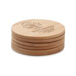 BAYIN SET - Set of 6 bamboo coasters - Image 4