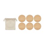 BAYIN SET - Set of 6 bamboo coasters - Image 2
