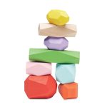 DOLMEN - 8 stacking wood rocks in pouch - Image 3