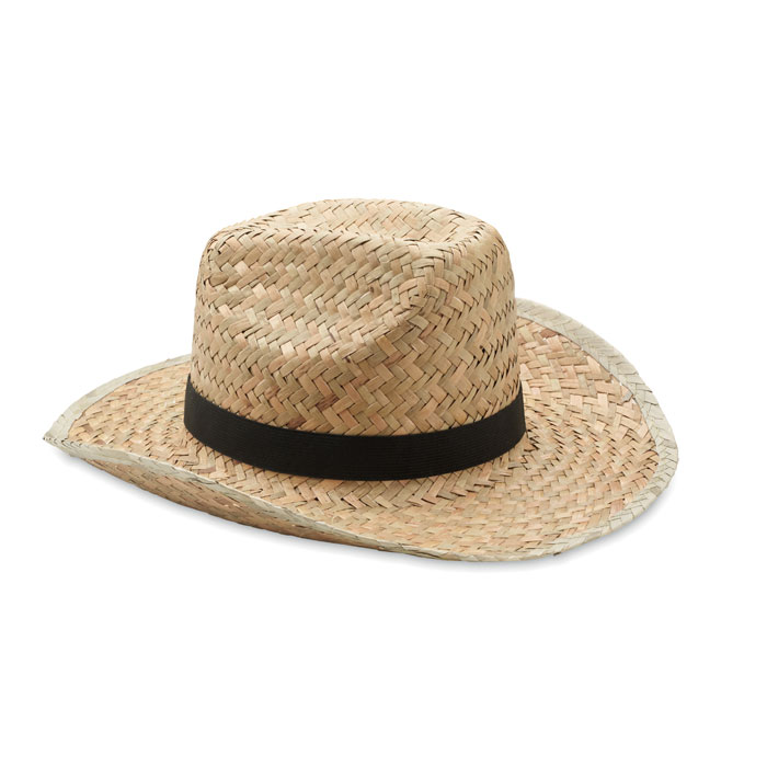 mo6755-03 TEXAS - Natural straw cowboy hat - Image 1