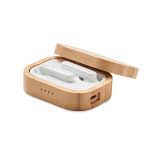 JAZZ BAMBOO - TWS earbuds in bamboo case - Image 2