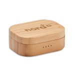 JAZZ BAMBOO - TWS earbuds in bamboo case - Image 5