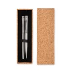GRAZ SET - Recycled stainless steel pens - Image 2