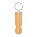 COMPRAS - Bamboo euro token key ring - Image 2