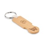 COMPRAS - Bamboo euro token key ring - Image 4