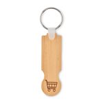 COMPRAS - Bamboo euro token key ring - Image 3