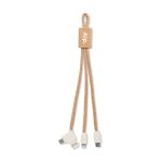 CABIE - 3 in 1 charging cable in cork - Image 2