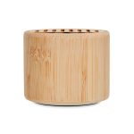 ROUND LUX - Round bamboo wireless speaker - Image 2