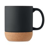 MATT - Matt ceramic cork mug 300 ml - Image 2