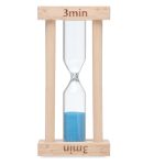 CI - Wooden sand timer 3 minutes - Image 2