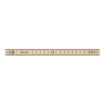 ARA - Carpenter ruler in wood 2m - Image 2
