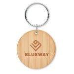 ROUNDBOO - Round bamboo key ring - Image 3