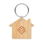 HOUSEBOO - House shaped bamboo key ring - Image 4