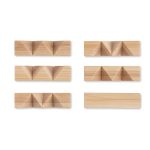 CUBENATS - Bamboo brain teaser star shape - Image 2