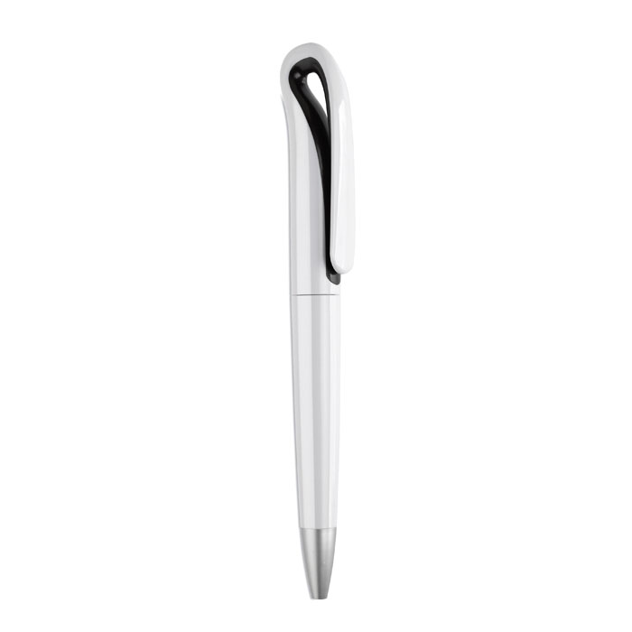 mo7793-03 WHITESWAN - ABS twist ball pen - Image 1