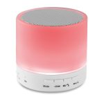 ROUND WHITE - Round wireless speaker LED - Image 2
