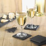 SLATE4 - Slate coasters with EVA bottom - Image 6