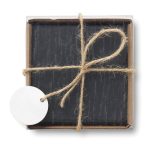 SLATE4 - Slate coasters with EVA bottom - Image 5