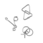 THREENATS - Set of 3 metal brain teasers - Image 2