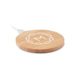 RUNDO - Wireless charger bamboo 5W - Image 7