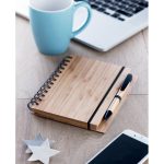 BAMBLOC - Bamboo notebook with pen lined - Image 4